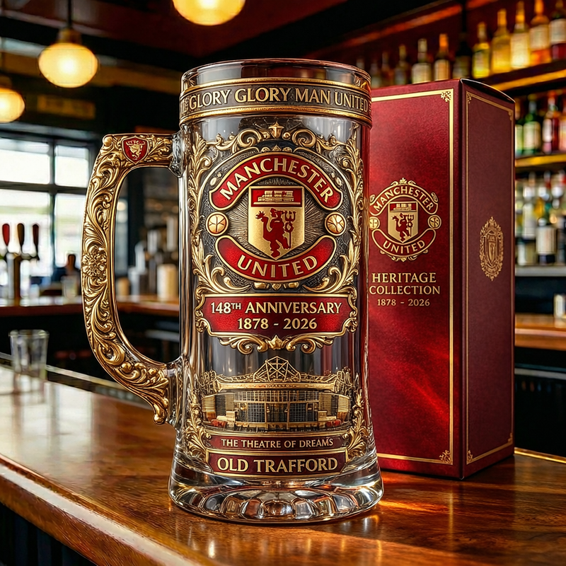 Manchester United 148. Jubiläum Erbe Bier Stein (1878-2026)