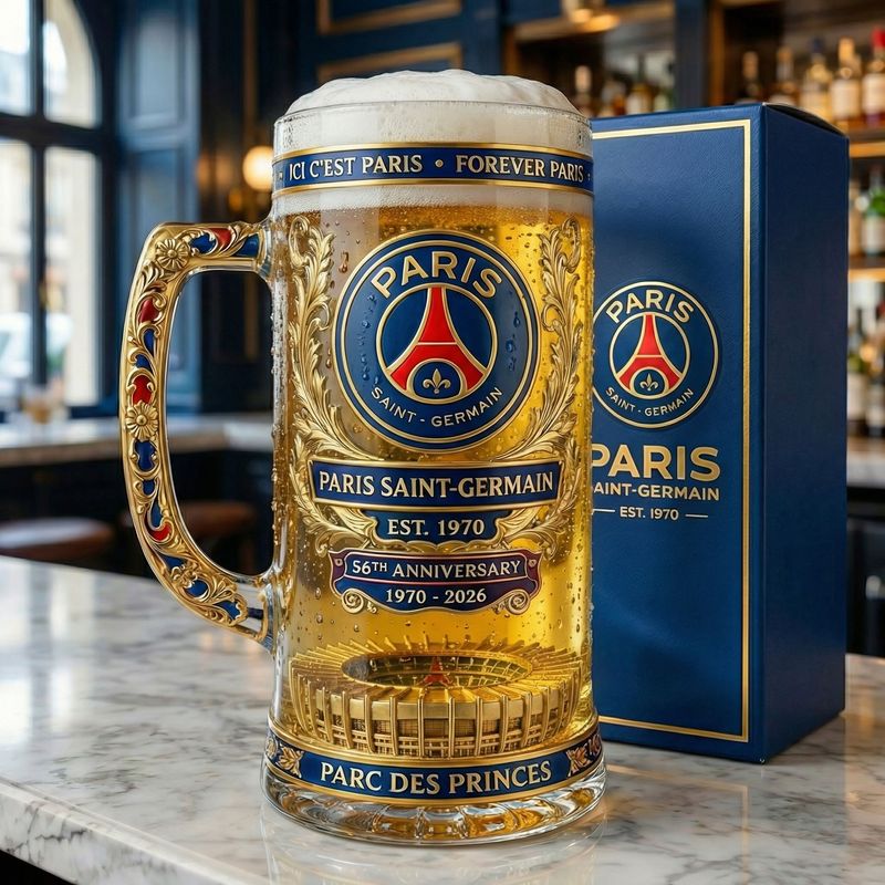 Paris Saint-Germain 56. Jahrestag Bier Stein