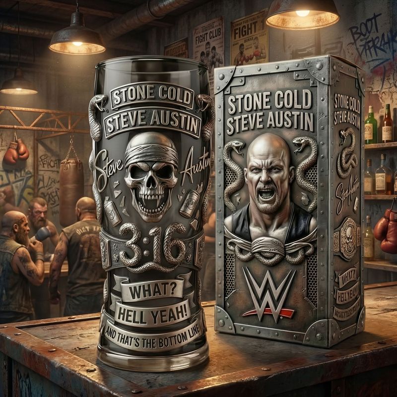 Wrestling Legends Signature Collector Glass - Limited Tribute Edition🏆