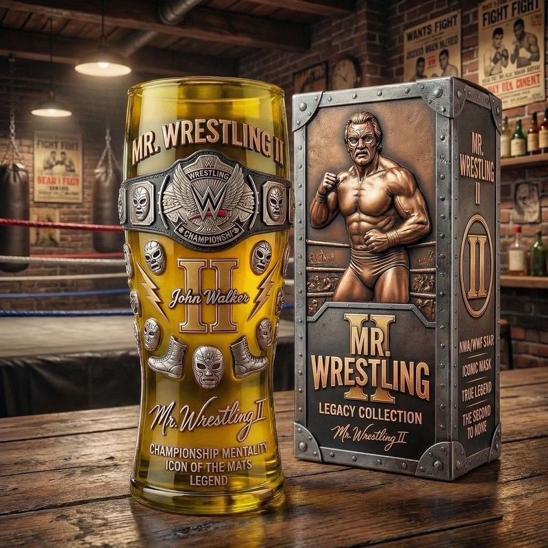 Wrestling Legends Signature Collector Glass - Limited Tribute Edition🏆