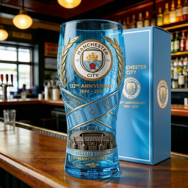 ⚽Fußball verein Jubiläum Collector's Edition Glass erie