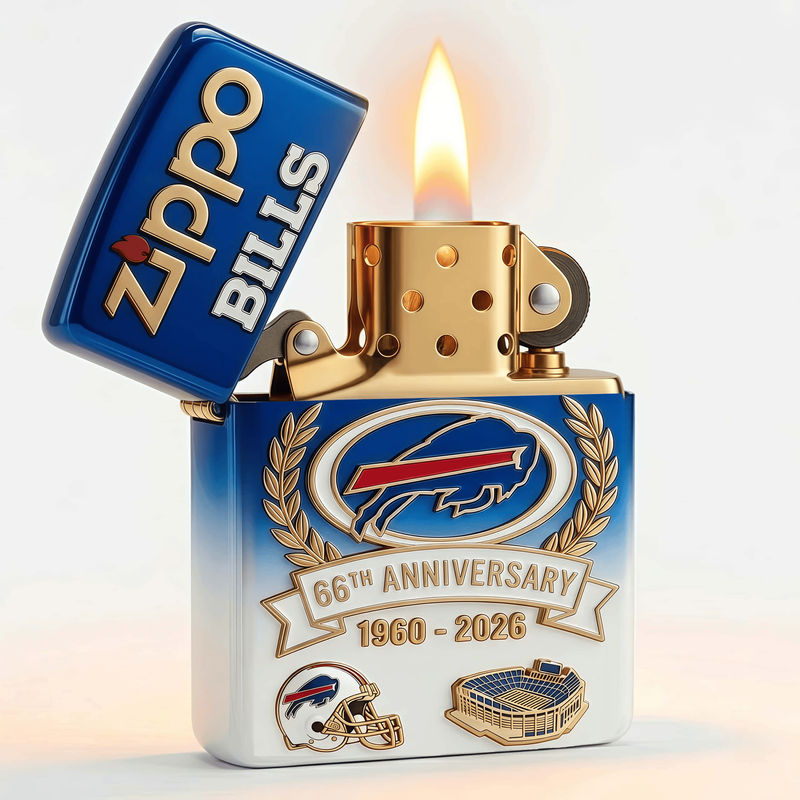 Buffalo Bills 66. Jahrestag Zippo Feuerzeug