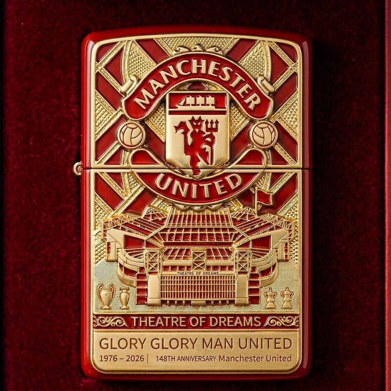 🔴Man Utd 148.: Theater der Träume Legacy-Feuerzeug🏆