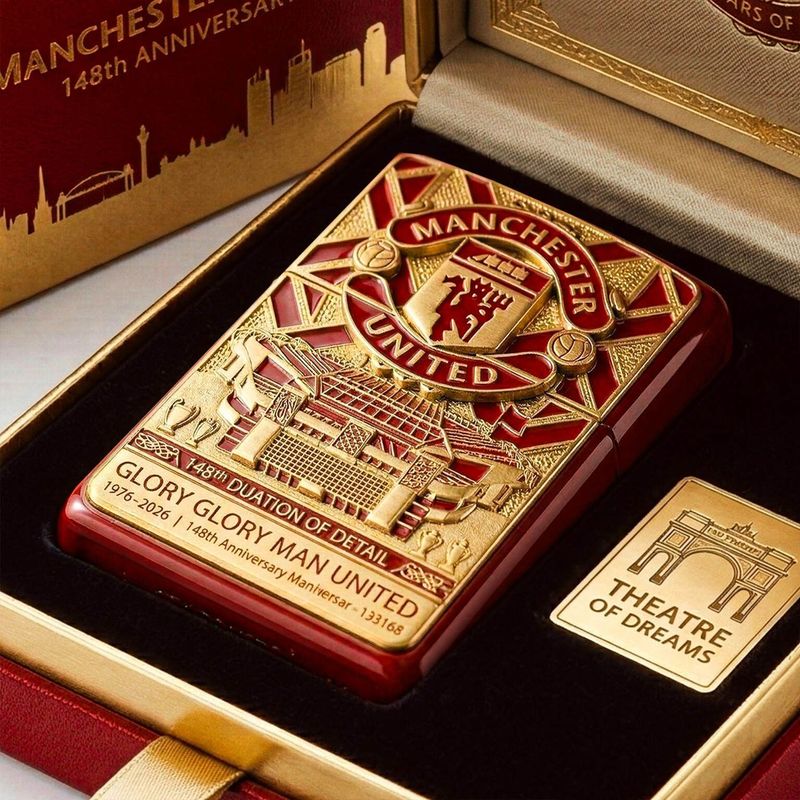 🔴Man Utd 148.: Theater der Träume Legacy-Feuerzeug🏆