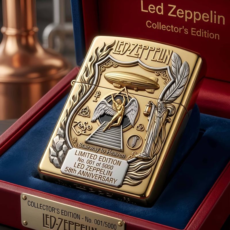 Led Zeppelin 58. Jubiläum Collector's Edition Feuerzeug