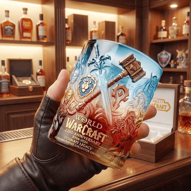 World of Warcraft 22nd Anniversary Glass