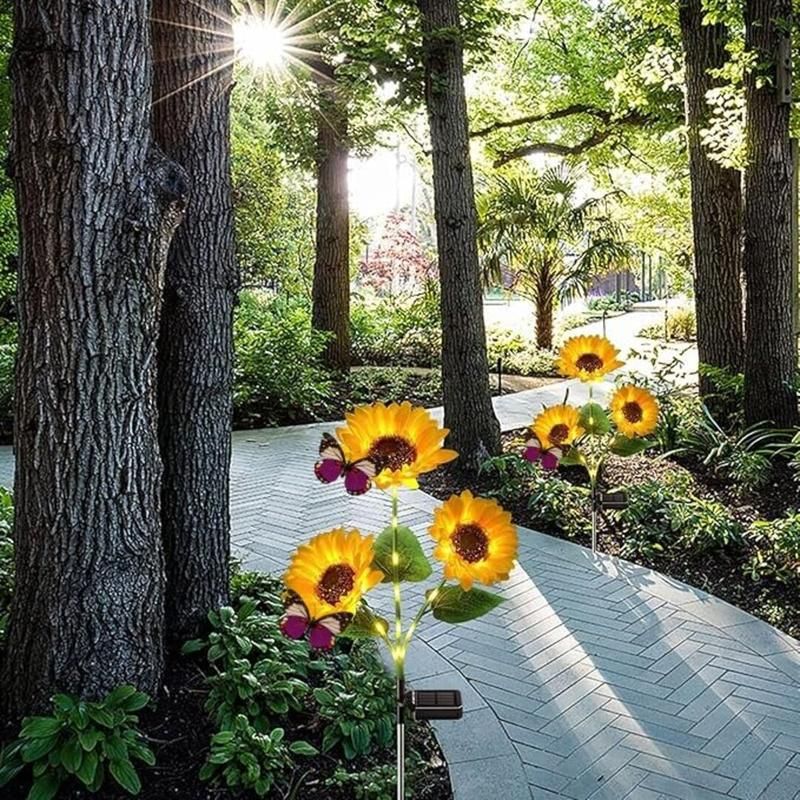 Mother's Day Sale - Solar LED Sunflower Garden Lights-29.6inch