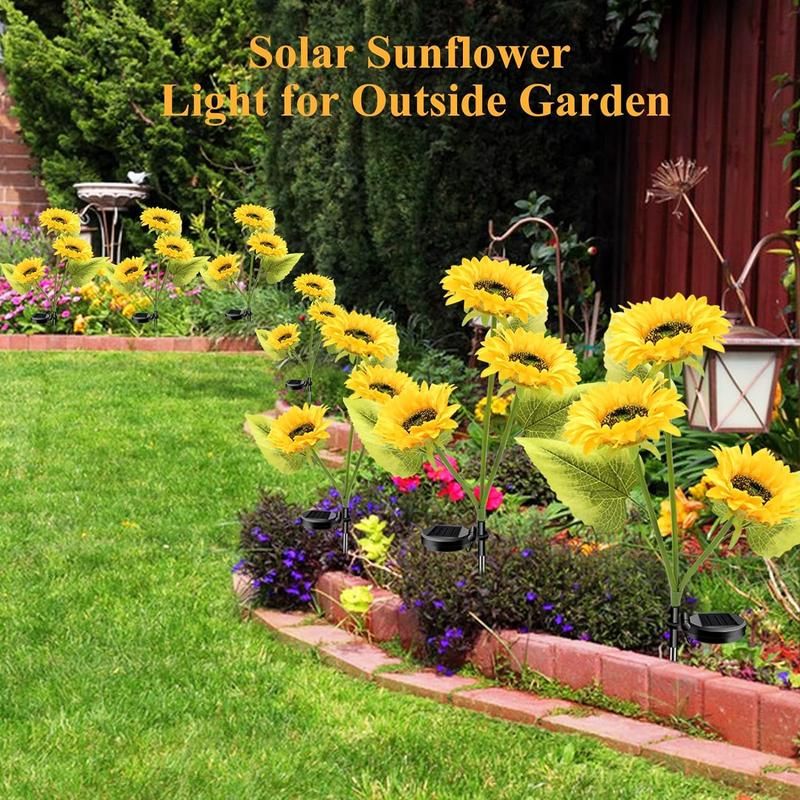 Mother's Day Sale - Solar LED Sunflower Garden Lights-29.6inch