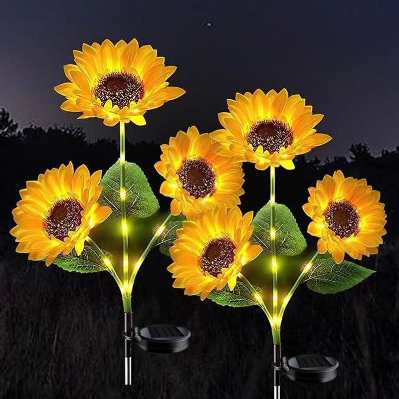 Mother's Day Sale - Solar LED Sunflower Garden Lights-29.6inch