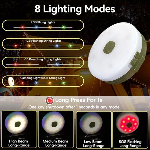 LED Solar Outdoor Camping Light