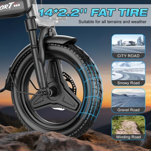 Folding electric bike
