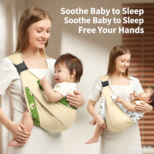 Single Shoulder Breathable Mesh Baby Sling Carrier