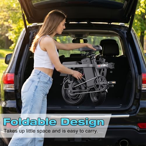 Folding electric bike