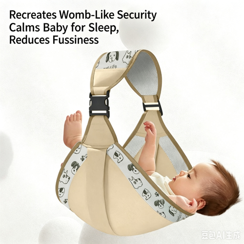 Single Shoulder Breathable Mesh Baby Sling Carrier