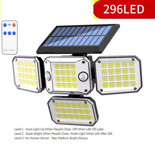 Lâmpada solar com sensor, à prova dágua, para uso externo Entrega em casa, pagamento na entrega