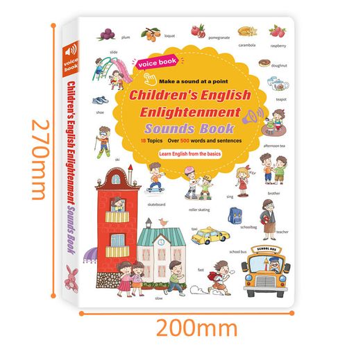 Newest Multi-Functional Electronic Learning Book for Kids Early English Musical Audio Educational Story Book