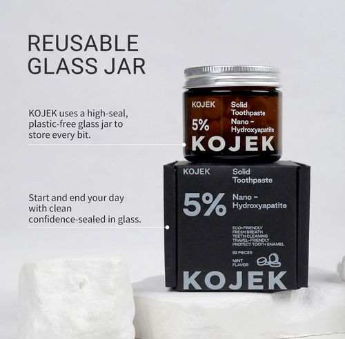 5% Nano Hydroxyapatite Solid Toothpaste Tablets Brightening Teeth Oral Health Mouthwash Granules