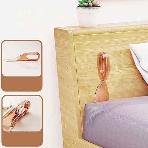 Bed Sheet & Mattress Organizer, Lifts Bed and Secures Gaps
