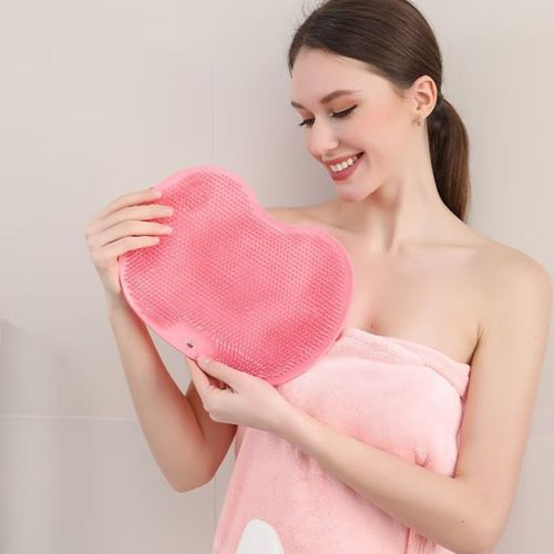 Buy 1 Get 1 FreeAnti-slip Foot & Back Scrubber, Dead Skin Remover Shower Mat, Bathroom Massage Bath Mat