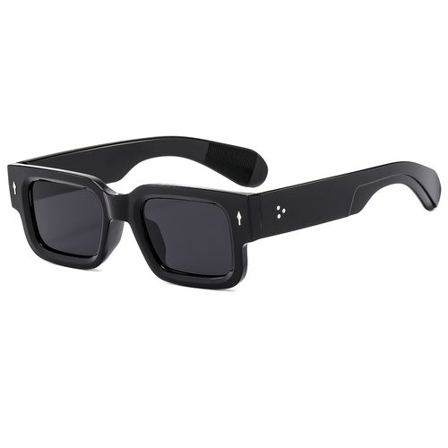 Small Frame Rivet Square Sunglasses - Premium Finish