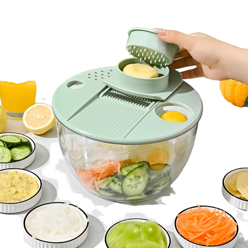 Manual Salad Spinner Fruit Washer Vegetable Chopper