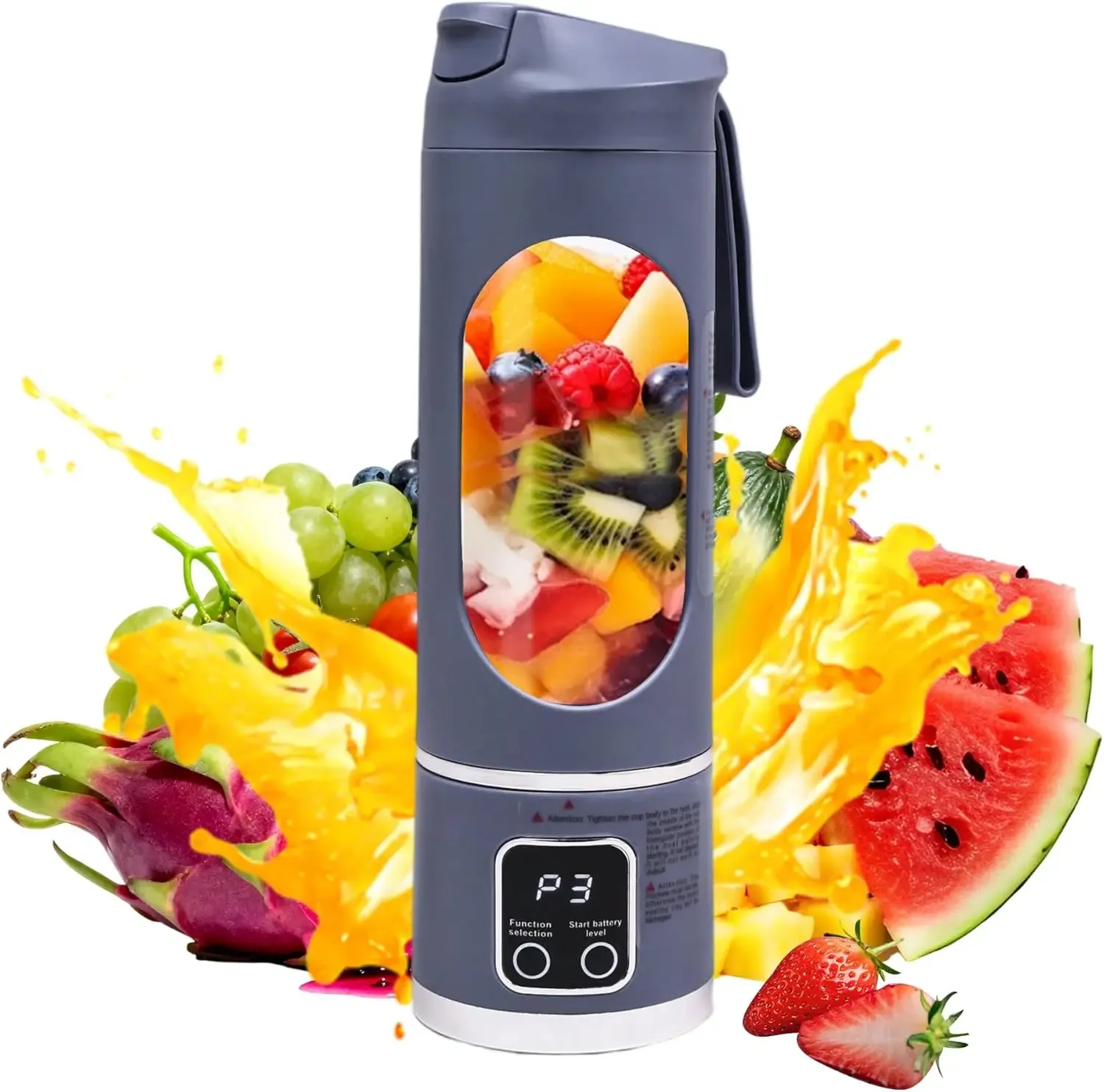 Automatic USB Rechargeable Portable Large-Capacity Juicer Cup for Home & Outdoor
