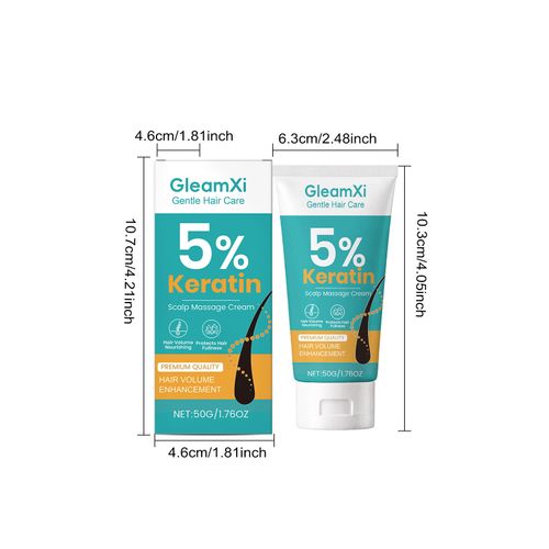 5% Minoxidil & Keratin Refreshing Scalp Massage Cream, Scalp Treatment, Deep Cleansing, Oil Purifying Control, Moisturizing & Nourishing. Buy 1 Get 1 Free