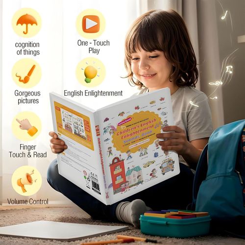 Newest Multi-Functional Electronic Learning Book for Kids Early English Musical Audio Educational Story Book