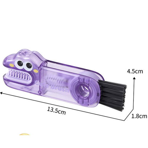 3-in-1 Cup Cleaning Brush, Multifunctional Cleaning Tool for Tumblers, Baby Bottles and Lid Gaps, U-Shape Groove Cleaning Brush