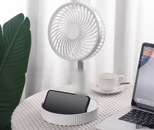 Portable Foldable Desk Fan | Quiet Small Office & Home Fan | USB Rechargeable Long Battery Life Standing Fan