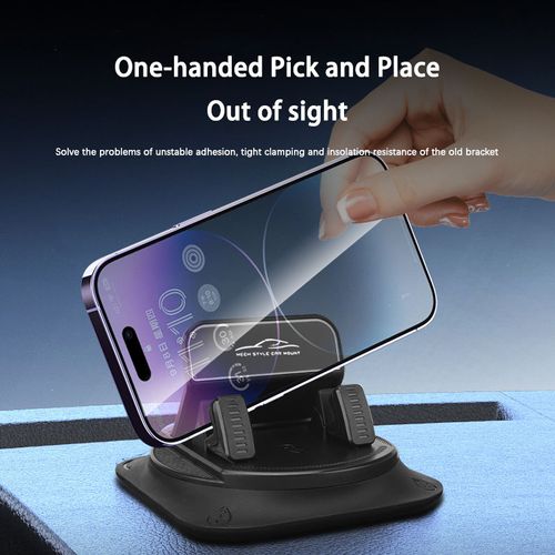 360 Degree Rotatable Universal Multifunctional Dashboard Car Phone Holder