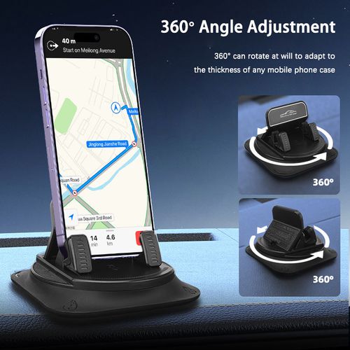 360 Degree Rotatable Universal Multifunctional Dashboard Car Phone Holder
