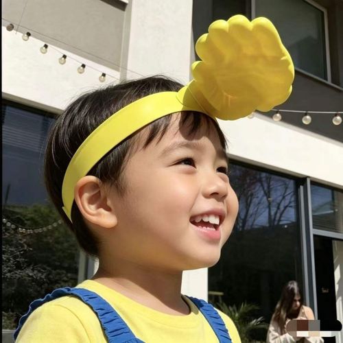 Palm-shaped Headband Sun Hat, Funny UV Protection Hat for Summer Outdoor Use