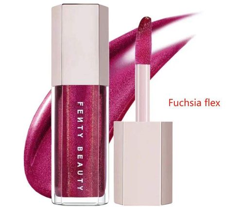 Glowing Radiance Lip Tint with Starry Nude Crystalline Shine Fenty Glow Edition