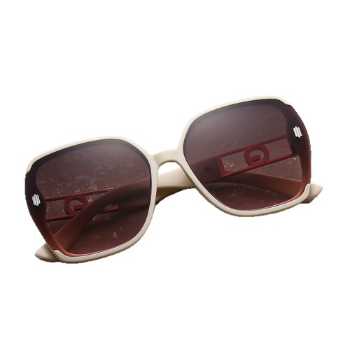 Women's UV-resistant sunglasses, high-end women's style, big face, versatile, slimming, trendy glasses