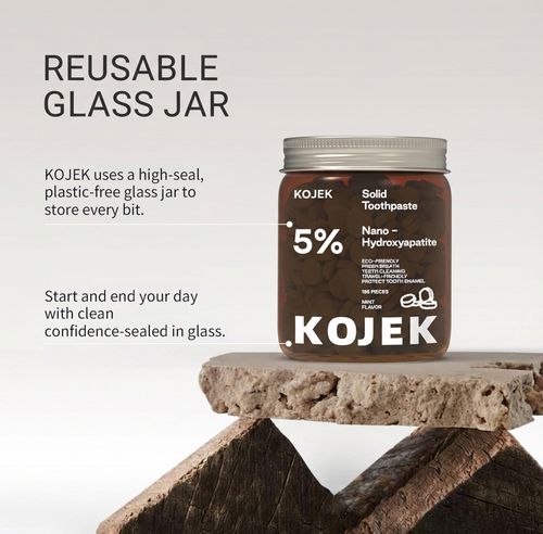 5% Nano Hydroxyapatite Solid Toothpaste Tablets Brightening Teeth Oral Health Mouthwash Granules