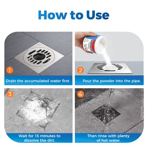 🎁 Hot Sale 50% OFF 🔥4-in-1 Powerful Pipe Unclogging Powder