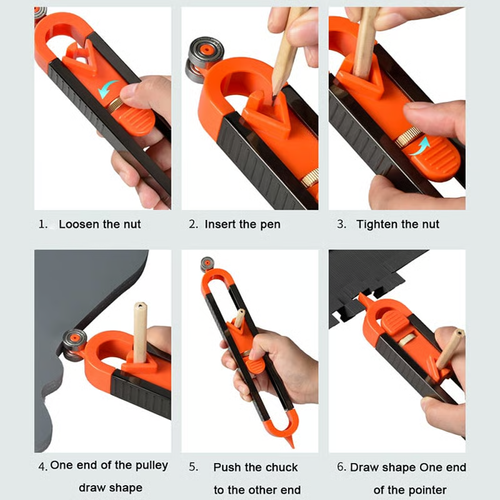 Precise Edge Corner Measuring Profile Duplicator⚡