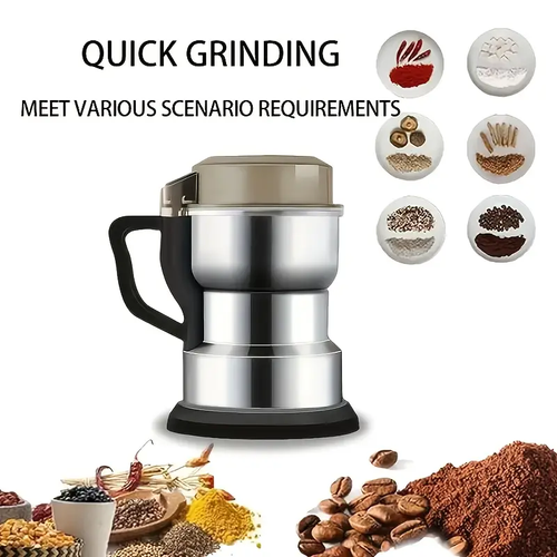 1pc Grain Mill, Small Household Grinder, High-Power Crusher, Wall-Breaking Machine, Suitable for Kitchen Use, Essential for Home Cooking, Christmas Gift Giving, Best for Christmas