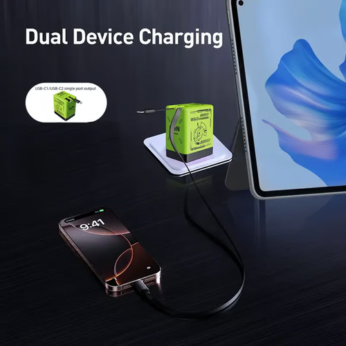 Dual PD+USB smart charger