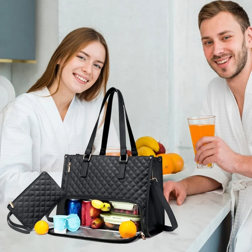 👨‍👩‍👧‍👦💼 The Ultimate 3-in-1 Tote Bag – Where Elegance Meets Functionality! 🎀🍽️