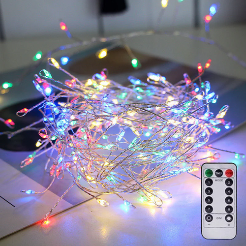 copper wire fireworks fairy lights