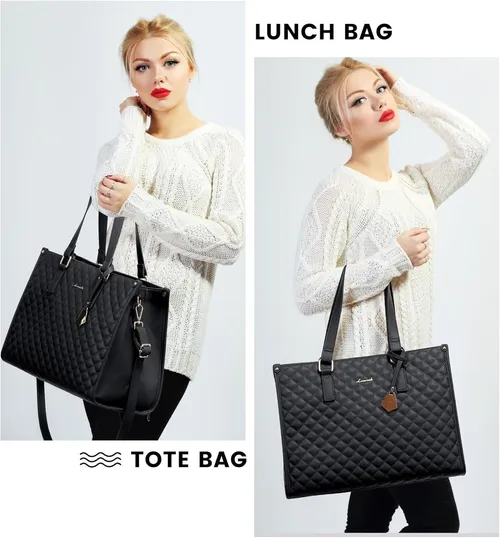 👨‍👩‍👧‍👦💼 The Ultimate 3-in-1 Tote Bag – Where Elegance Meets Functionality! 🎀🍽️