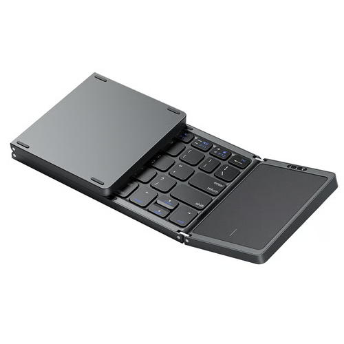 Foldable Bluetooth keyboard with touchpad