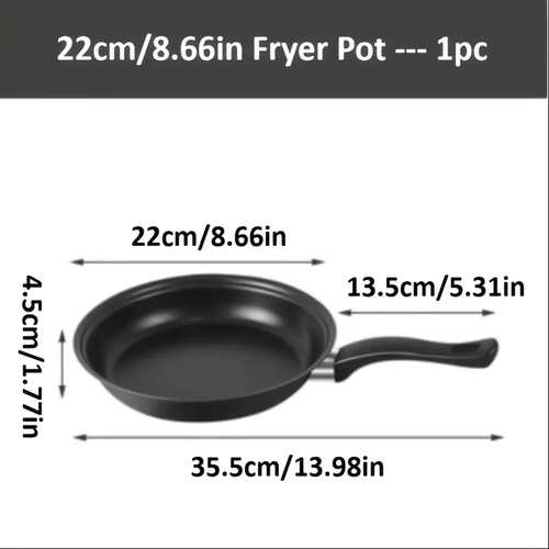 13pcs cast iron cookware set, non-stick POTS and pans with glass LIDS, lightweight and portable, including frying pan, milk pan and nylon cutlery, perfect for camping, picnicking, traveling - black