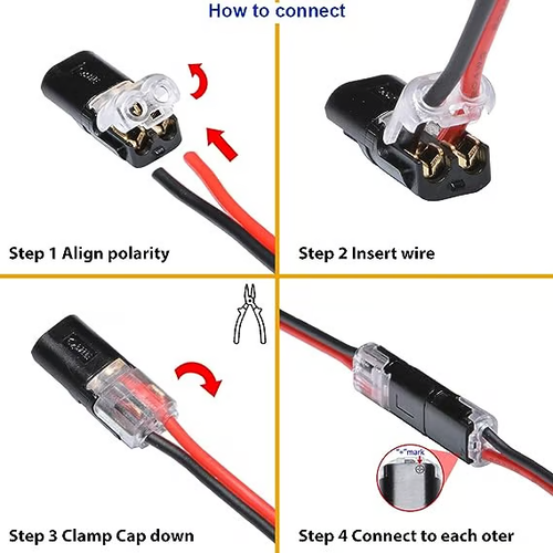 Double-wire Plug-in Connector With Locking Buckle（15 pairs）