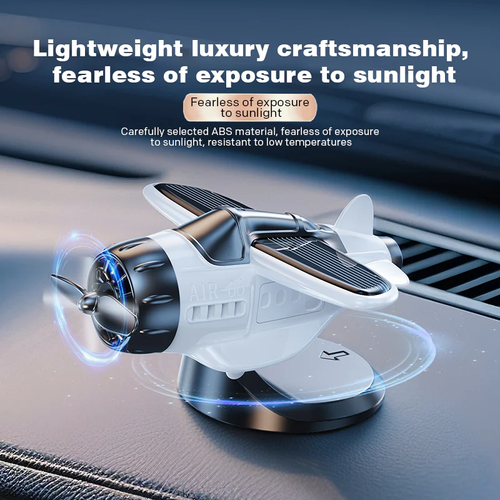 🎁2026 Limited Time Sale - 50% OFF🔥Solar powered airplane shaped car ornaments