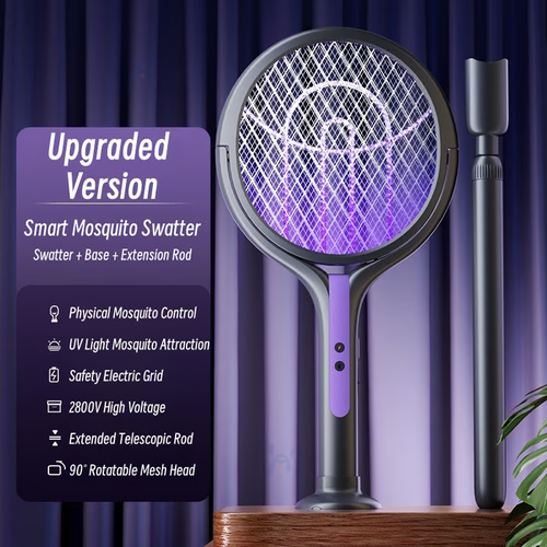 🦟Retractable Electric Mosquito Swatter - 🔥Essential for Summer