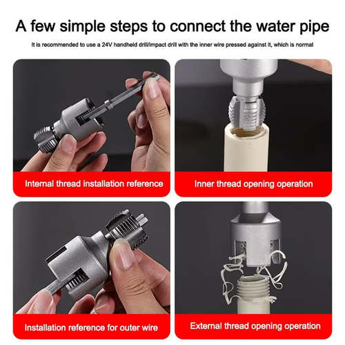 PVC Pipe Threader Kit