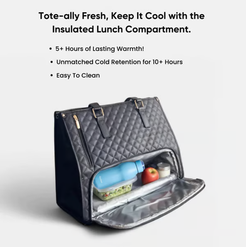 👨‍👩‍👧‍👦💼 The Ultimate 3-in-1 Tote Bag – Where Elegance Meets Functionality! 🎀🍽️
